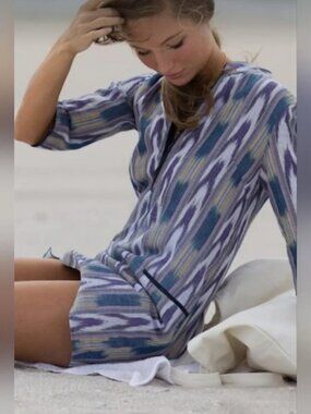 Emerson Fry Heather Tunic Dress in Ikat